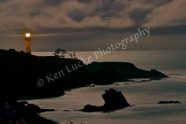 Yaquina Head Lighthouse at Night