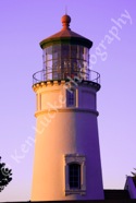 Umpqua Lighthouse at Sunset